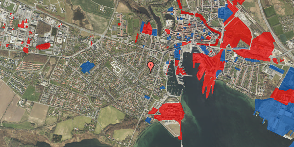 Jordforureningskort på Vinkelvej 21, 5800 Nyborg