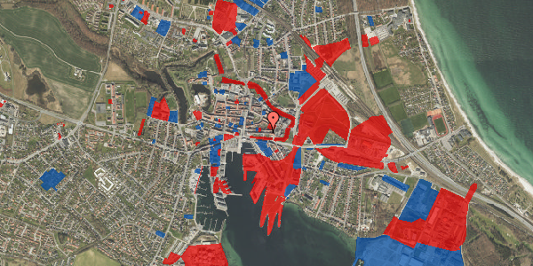 Jordforureningskort på Østervoldgade 62, 5800 Nyborg