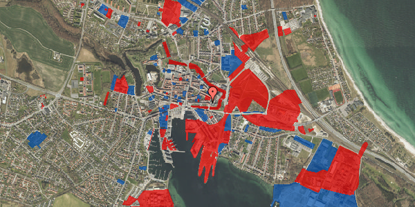 Jordforureningskort på Østervoldgade 66, 2. tv, 5800 Nyborg