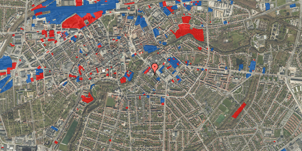 Jordforureningskort på Albanigade 21D, st. 14, 5000 Odense C