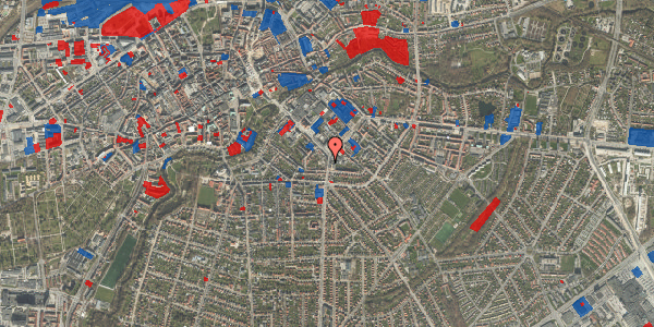 Jordforureningskort på Albanigade 71, 5000 Odense C