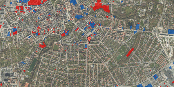 Jordforureningskort på Allégade 1, 1. , 5000 Odense C