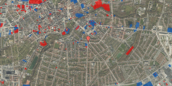 Jordforureningskort på Allégade 8, 5000 Odense C