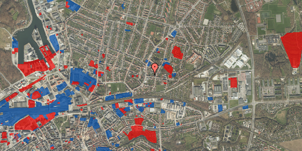 Jordforureningskort på Astrupvej 14, 5000 Odense C