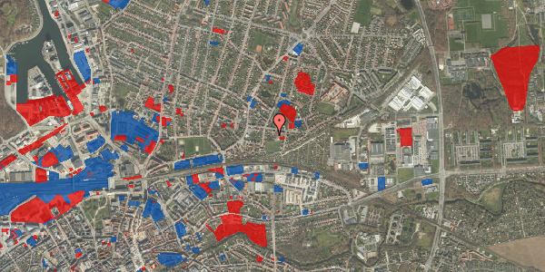 Jordforureningskort på Astrupvej 21A, 5000 Odense C