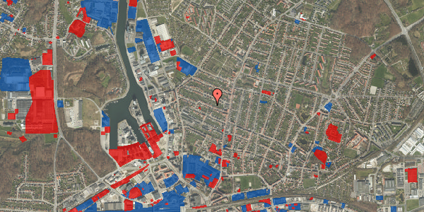 Jordforureningskort på Baumgartensvej 21, 5000 Odense C