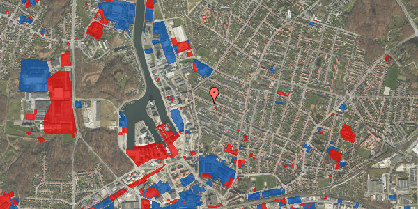 Jordforureningskort på Baumgartensvej 38B, 5000 Odense C