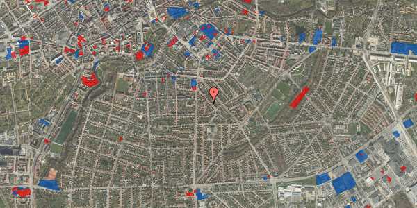 Jordforureningskort på Bernstorffsvej 17, 5000 Odense C