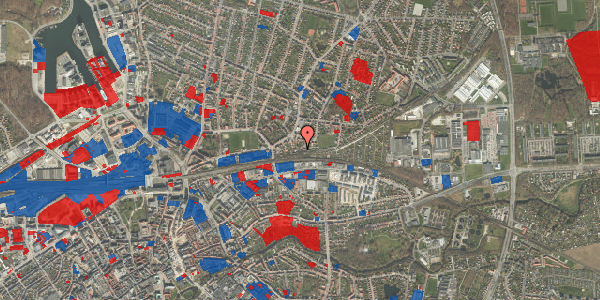 Jordforureningskort på Bispevænget 5B, 5000 Odense C