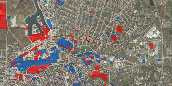 Jordforureningskort på Borgervænget 6, 1. , 5000 Odense C