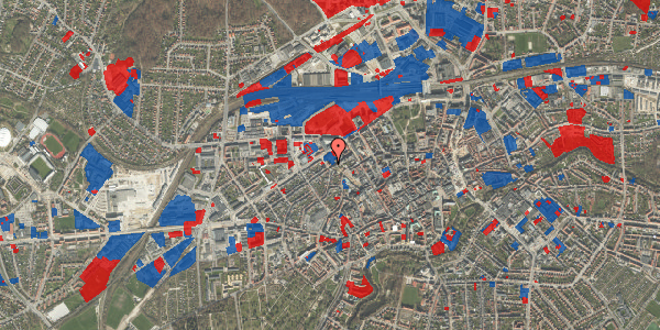 Jordforureningskort på Dronningensgade 9, st. th, 5000 Odense C