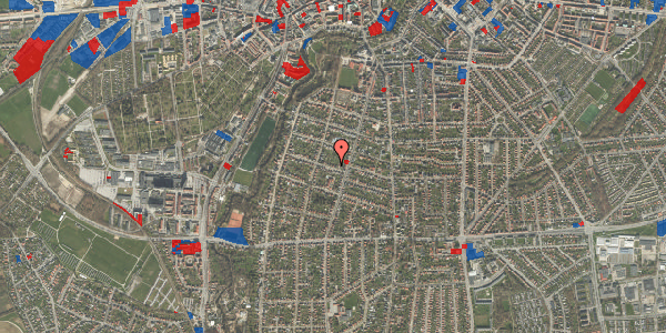 Jordforureningskort på Finsens Allé 7, 5230 Odense M