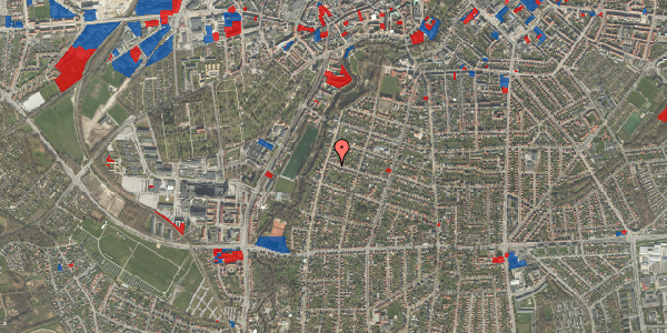 Jordforureningskort på Finsens Allé 40, 5230 Odense M