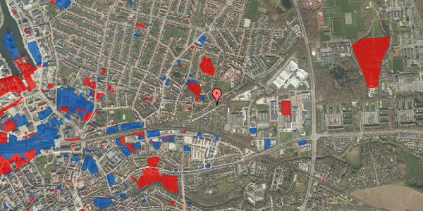 Jordforureningskort på Glentevej 17, 5000 Odense C