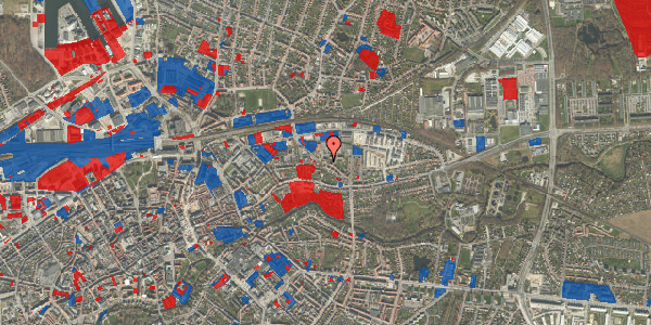 Jordforureningskort på Grønlandsgade 22, 1. tv, 5000 Odense C