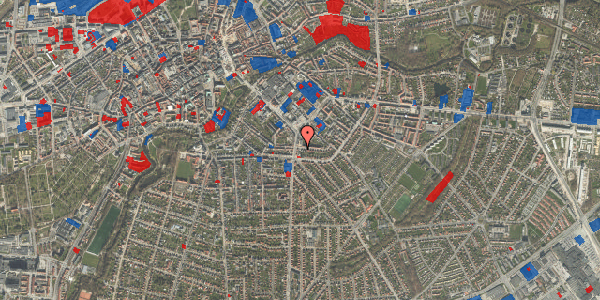 Jordforureningskort på Guldbergsvej 1, 5000 Odense C