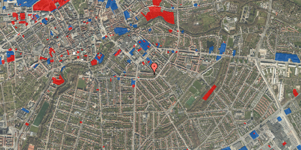 Jordforureningskort på Guldbergsvej 21, 5000 Odense C