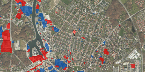 Jordforureningskort på Helenevej 2, 5000 Odense C