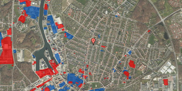 Jordforureningskort på Helenevej 5, 5000 Odense C