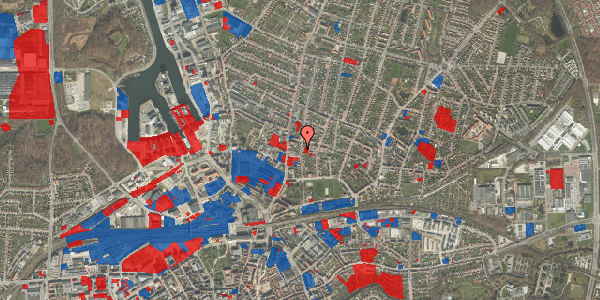 Jordforureningskort på Henriettevej 4, 5000 Odense C