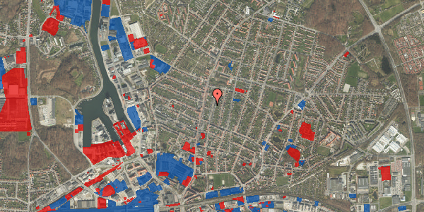 Jordforureningskort på Henriettevej 70, 5000 Odense C