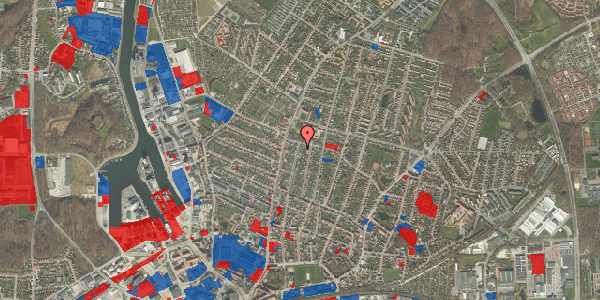 Jordforureningskort på Henriettevej 95, 5000 Odense C