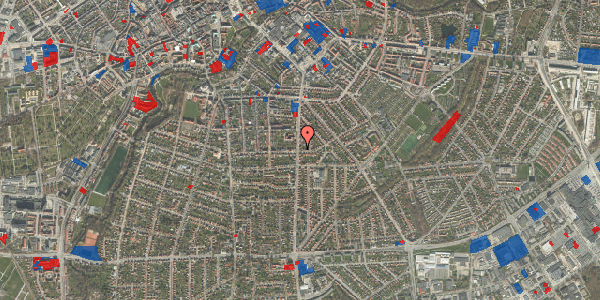 Jordforureningskort på Hjallesevej 40, st. , 5000 Odense C