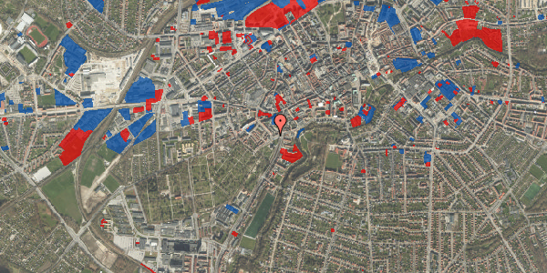 Jordforureningskort på Kirkegårds Allé 13, 5000 Odense C