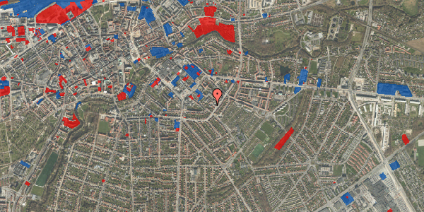 Jordforureningskort på Kragsbjergvænget 4, 1. th, 5000 Odense C