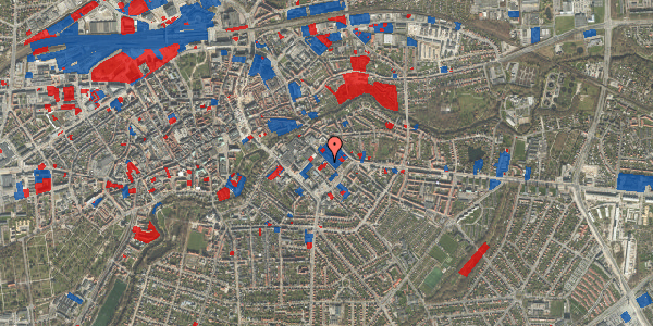 Jordforureningskort på Langegade 21, 5000 Odense C