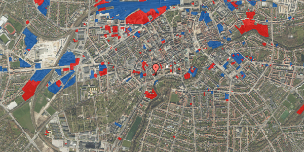 Jordforureningskort på Ny Vestergade 11, st. , 5000 Odense C