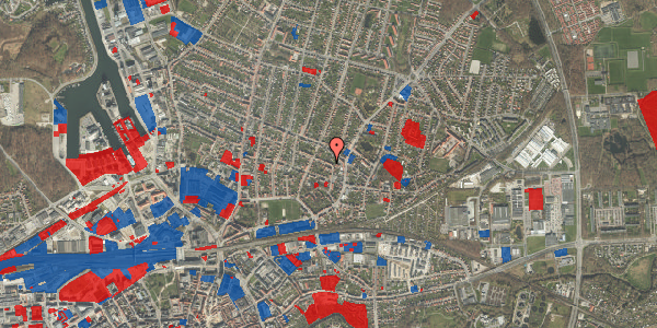 Jordforureningskort på Nyvangsvej 30, st. tv, 5000 Odense C