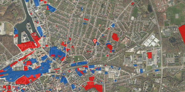 Jordforureningskort på Nyvangsvej 34, 1. th, 5000 Odense C