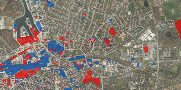 Jordforureningskort på Nyvangsvej 52, 1. tv, 5000 Odense C