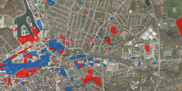 Jordforureningskort på Nyvangsvej 58, st. th, 5000 Odense C