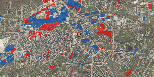 Jordforureningskort på Overgade 12, st. , 5000 Odense C