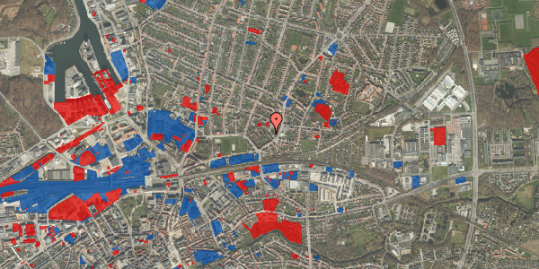 Jordforureningskort på Plumsgade 10, st. , 5000 Odense C