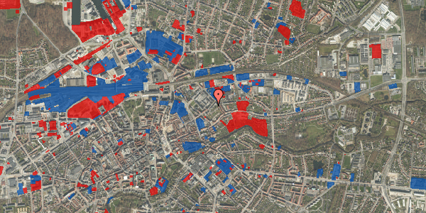 Jordforureningskort på Ryttergade 17, st. , 5000 Odense C