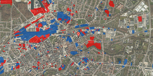 Jordforureningskort på Rytterkasernen 7A, 1. 6, 5000 Odense C