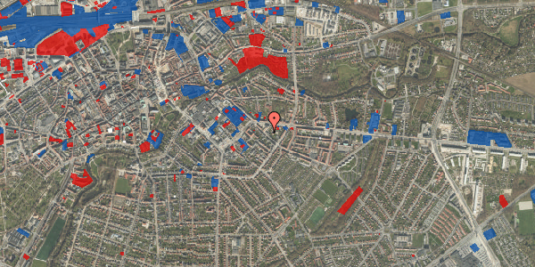 Jordforureningskort på Rødegårdsvej 20, st. 4, 5000 Odense C