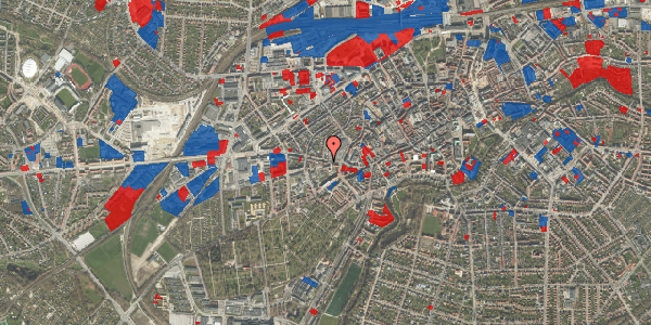 Jordforureningskort på Vesterbro 68, 5000 Odense C