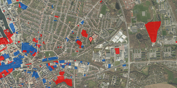 Jordforureningskort på Vibevej 13, 5000 Odense C