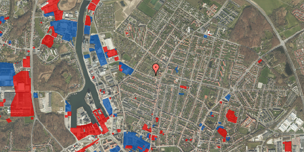 Jordforureningskort på Victoriagade 11, 5000 Odense C