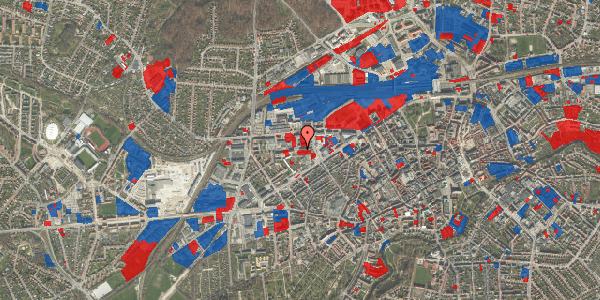 Jordforureningskort på Ørstedsgade 14, 5000 Odense C