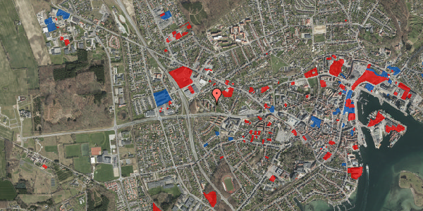 Jordforureningskort på Aldersro 8, st. 3, 5700 Svendborg