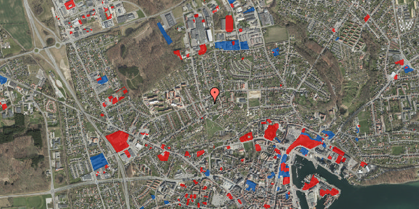 Jordforureningskort på Bjergvænget 3, 5700 Svendborg