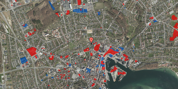 Jordforureningskort på Dronningholmsvej 32A, st. th, 5700 Svendborg