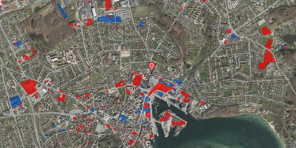 Jordforureningskort på Dronningholmsvej 74B, 1. tv, 5700 Svendborg