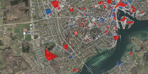 Jordforureningskort på Esthersvej 33, 5700 Svendborg