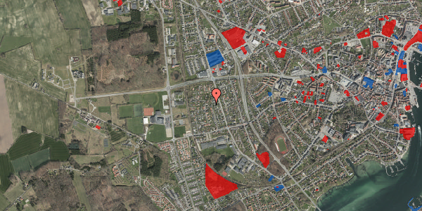 Jordforureningskort på Heibergsvænge 19, 5700 Svendborg